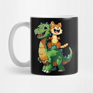 Cat Dinosaur Rumble Mug